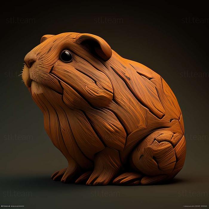 3D модель Cavia intermedia (STL)